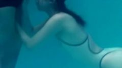White Asics Bikini Underwater Play