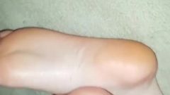My Nubile Girlfriend Seductive Feet Tease And Oily Soles And Provocative Toes