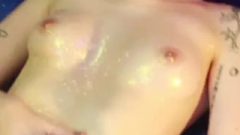 Glitter Fiend / Oil & Glitter Tease Movie With Nerina
