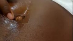Sr Ebony Outie Oil Pull Navel Play [movie Only See Description For Full Vid]