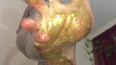 Glitter Oil Cunt Ass-Hole Legs Boobs Feet Spare & Preview Cumpilation. Lucywants