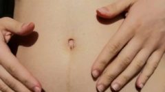 Teasing Navel With Oil And Toy