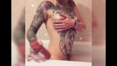 Tatted Honey Bathtub Oil Play With Rubber Toy